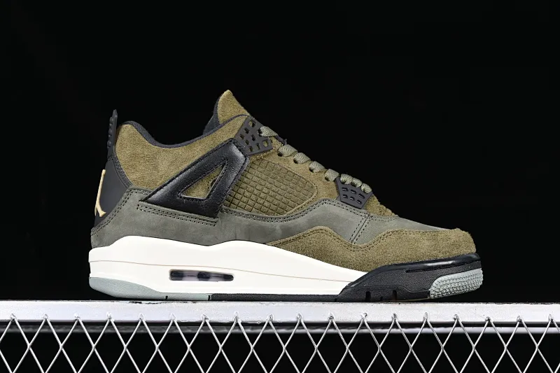 All categories Air Jordan Jordan series basketball shoes Air Jordan 4 Air Jordan 4 SE Craft "Medium Olive" AJ4 Joe 4 olive green FB9927-200